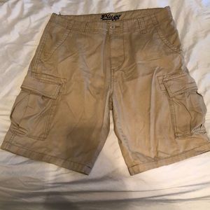Sz 34 Plugg khaki cargo shorts